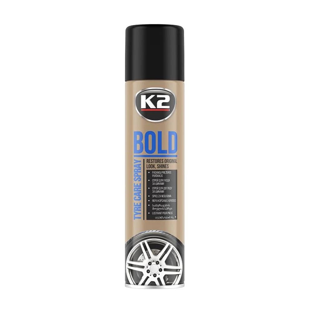 K2 BOLD Tire Shine & Restorer Spray
